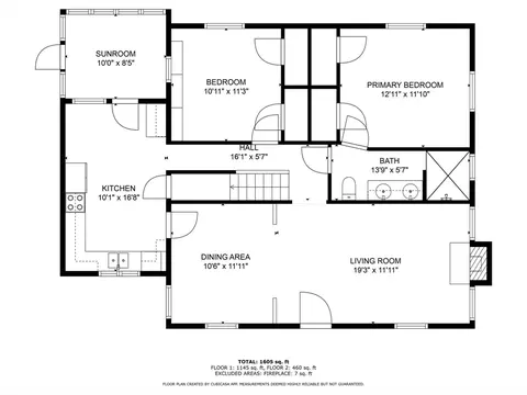 Floorplan - 29 Pilgrim Rd, Springfield, MA 01118 photo 1 of 3