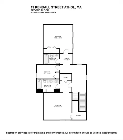 Floorplan - 19 Kendall St, Athol, MA 01331 photo 2 of 3