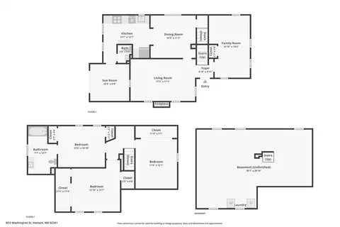 Floorplan - 58 E Washington St, Hanson, MA 02341 photo 4 of 4