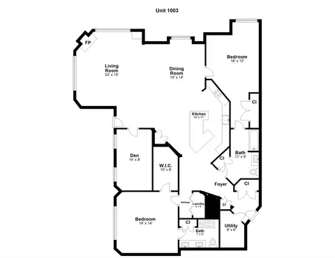 Floorplan - 269 Main St #1003, Reading, MA 01867 photo 1 of 1