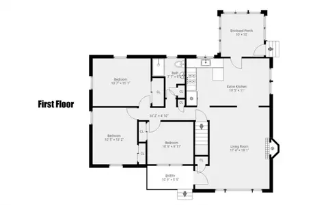 Floorplan - 116 Estes St, Everett, MA 02149 photo 1 of 2