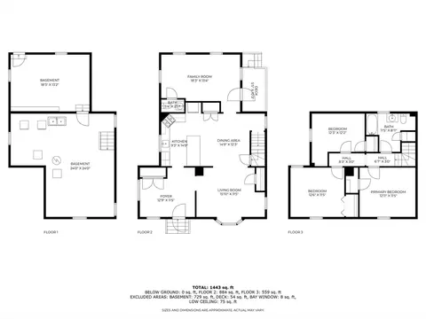 Floorplan - 7 Roosevelt St, Maynard, MA 01754 photo 1 of 4