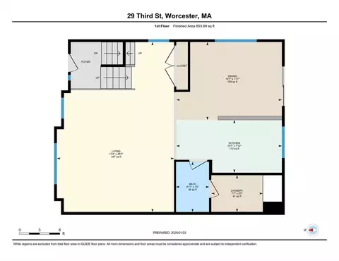 Floorplan - 33 Third, Worcester, MA 01602 photo 2 of 3