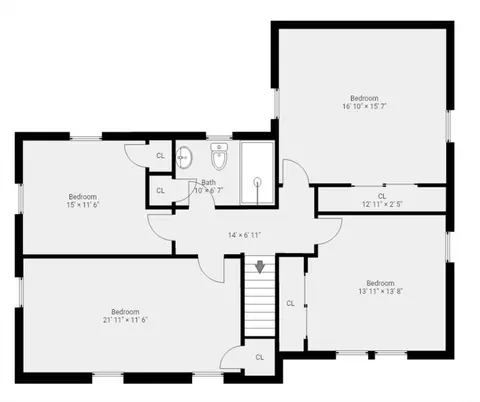 Floorplan - 5 Dewitt Rd, Stoneham, MA 02180 photo 2 of 3