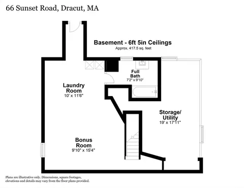 Floorplan - 66 Sunset Rd, Dracut, MA 01826 photo 2 of 3