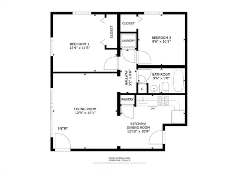 Floorplan - 5 Washington St #11, Medford, MA 02155 photo 1 of 1