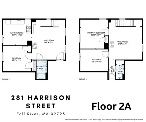 Floorplan - 281 Harrison St, Fall River, MA 02723 photo 2 of 3
