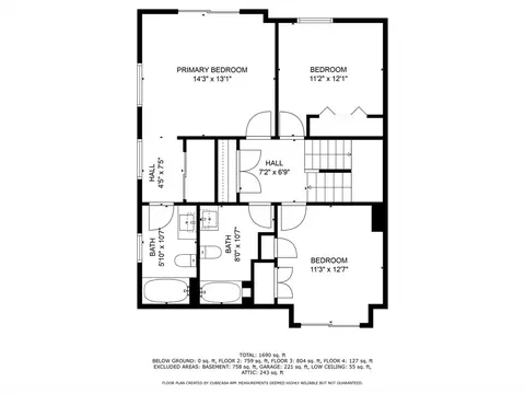 Floorplan - 4 Midgley Ln, Worcester, MA 01604 photo 2 of 5
