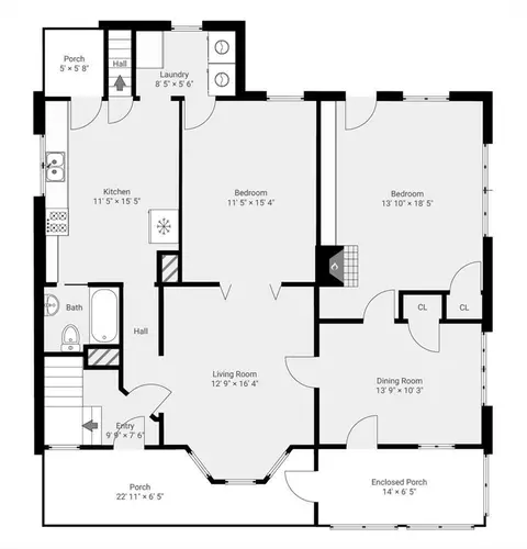 Floorplan - 1 Brightside Ave, Gloucester, MA 01930 photo 1 of 2
