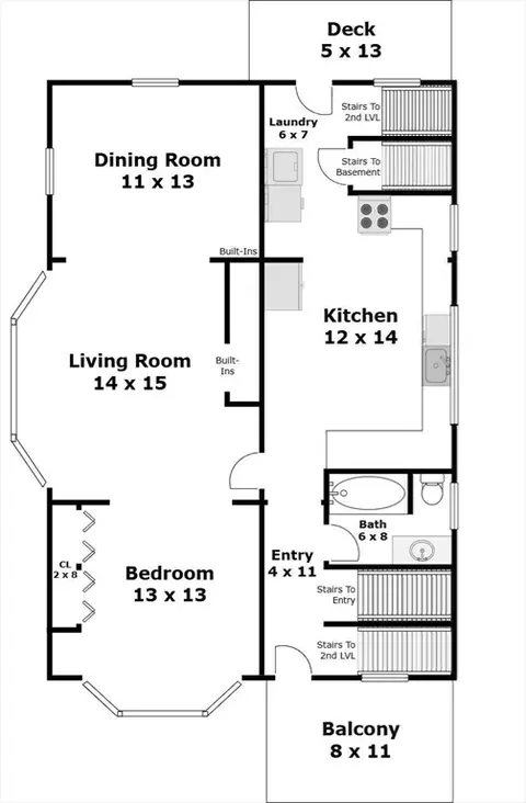 Floorplan - 56 Vernal St, Everett, MA 02149 photo 2 of 4