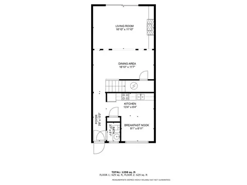 Floorplan - 16 Cobblestone #16, Worcester, MA 01606 photo 1 of 3