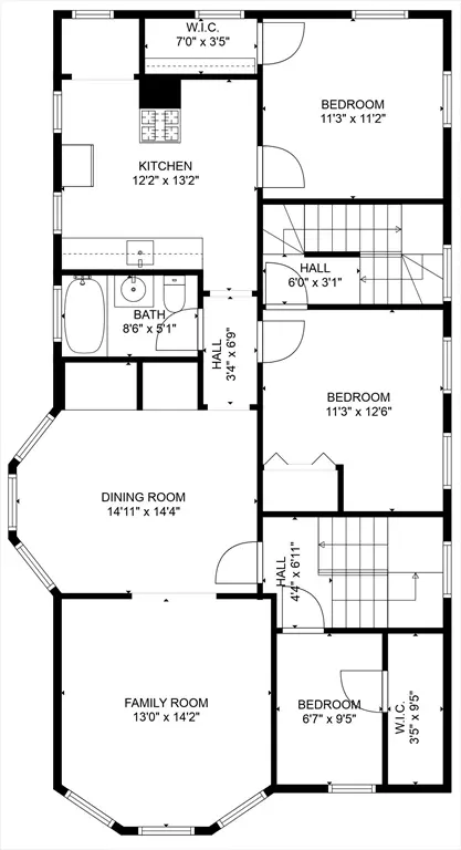 Floorplan - 69 Milton St, Dedham, MA 02026 photo 1 of 4