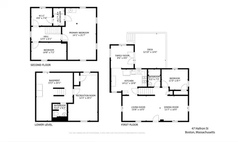 Floorplan - 47 Hallron St, Boston, MA 02136 photo 1 of 1