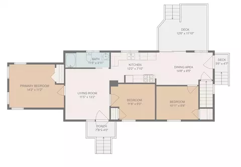 Floorplan - 44 Daniel St, Fairhaven, MA 02719 photo 1 of 2