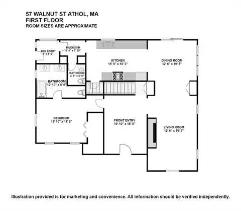 Floorplan - 57 Walnut St, Athol, MA 01331 photo 1 of 2