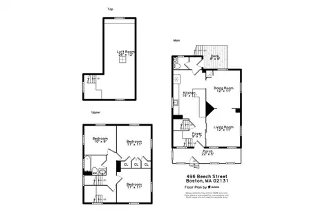 Floorplan - 496 Beech St, Roslindale, MA 02131 photo 1 of 4