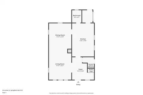 Floorplan - 24 Lorimer St, Springfield, MA 01151 photo 2 of 3