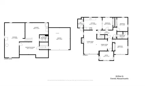 Floorplan - 28 Elsie St, Everett, MA 02149 photo 1 of 1