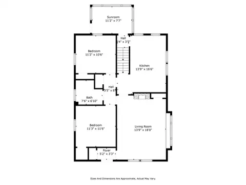 Floorplan - 14 Collins St, Danvers, MA 01923 photo 1 of 3