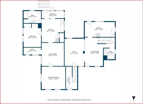 Floorplan - 32-34 South St, Ware, MA 01082 photo 1 of 2