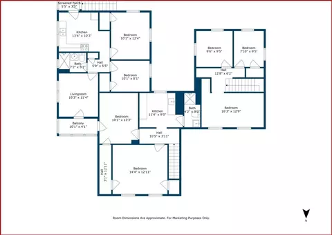 Floorplan - 32-34 South St, Ware, MA 01082 photo 2 of 2