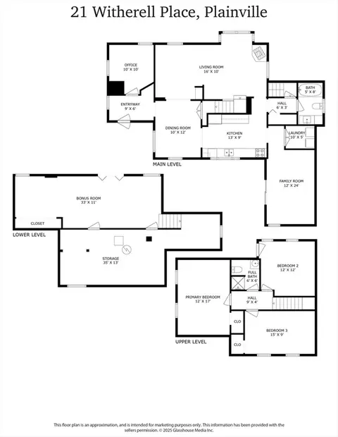 Floorplan - 21 Witherell Pl, Plainville, MA 02762 photo 1 of 1