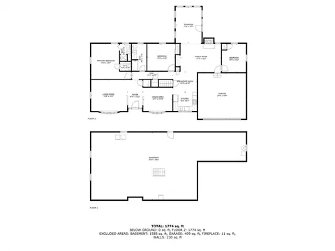 Floorplan - 21 Cedarcrest Rd, Canton, MA 02021 photo 1 of 1