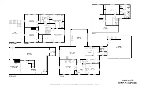 Floorplan - 5 Brigham Rd, Paxton, MA 01612 photo 1 of 1