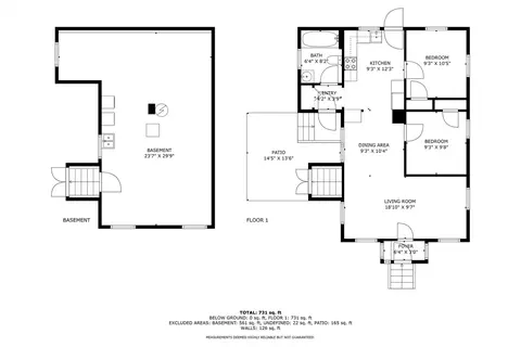Floorplan - 19 Arlington Rd, Dedham, MA 02026 photo 3 of 3