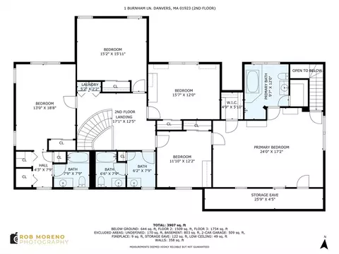 Floorplan - 1 Burnham Ln, Danvers, MA 01923 photo 2 of 2