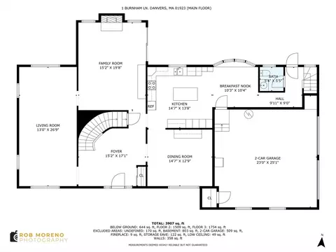 Floorplan - 1 Burnham Ln, Danvers, MA 01923 photo 1 of 2