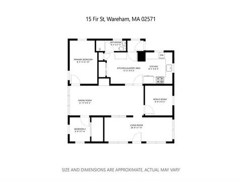 Floorplan - 15 Fir St, Wareham, MA 02571 photo 1 of 1
