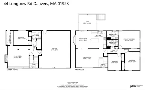 Floorplan - 44 Longbow Rd, Danvers, MA 01923 photo 1 of 1