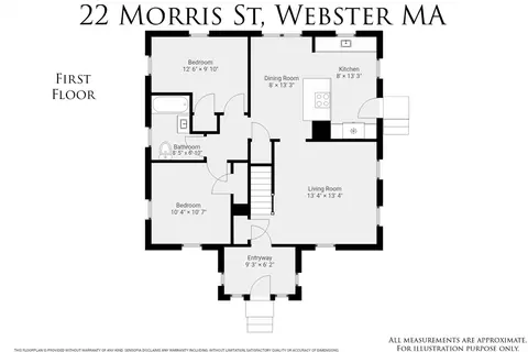 Floorplan - 22 Morris St, Webster, MA 01570 photo 1 of 3