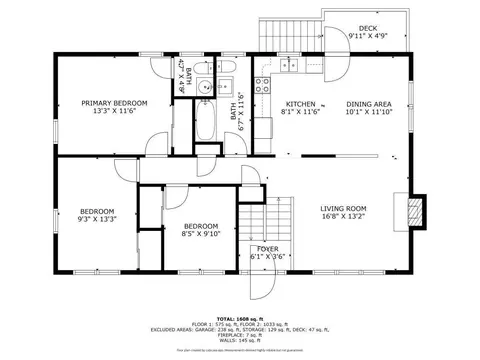 Floorplan - 152 Bridge St, Beverly, MA 01915 photo 1 of 2