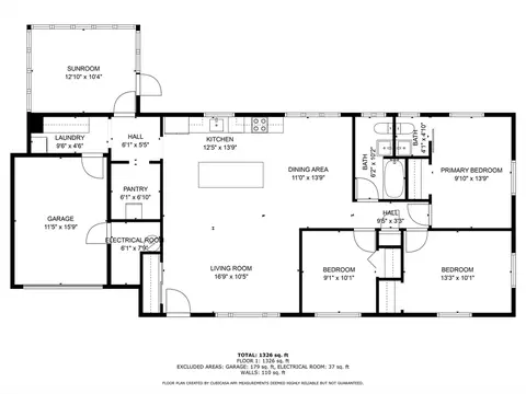 Floorplan - 6 Exeter Rd, Beverly, MA 01915 photo 1 of 1