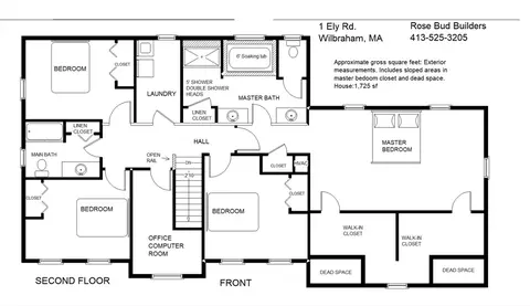 Floorplan - 1 Ely Rd, Wilbraham, MA 01095 photo 2 of 3