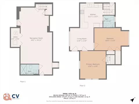 Floorplan - 15 Bennett St, Everett, MA 02149 photo 1 of 2