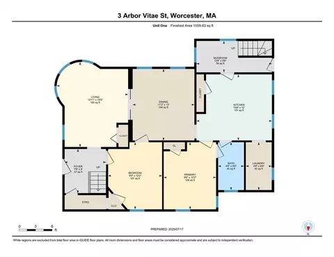 Floorplan - 3 Arbor Vitae St, Worcester, MA 01603 photo 1 of 2