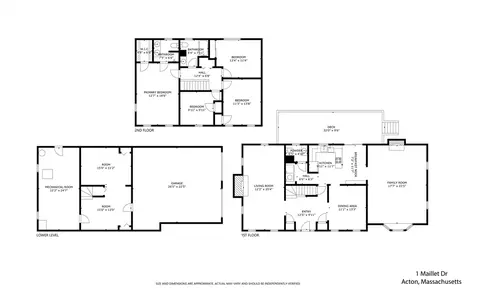 Floorplan - 1 Maillet Dr, Acton, MA 01720 photo 1 of 1