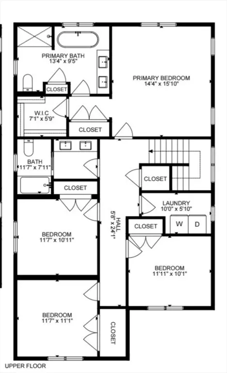 Floorplan - 71 Hooper Rd, Dedham, MA 02026 photo 3 of 4