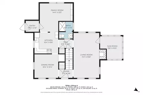 Floorplan - 10 Trinity Ave, Worcester, MA 01605 photo 1 of 3