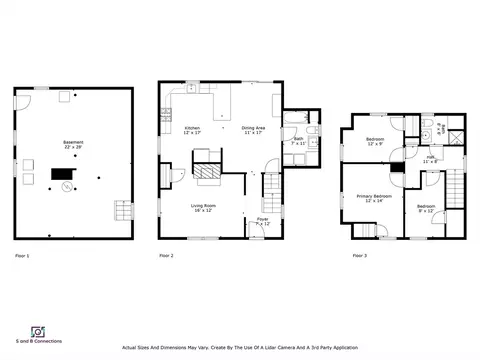 Floorplan - 39 Pine St, Wakefield, MA 01880 photo 1 of 4