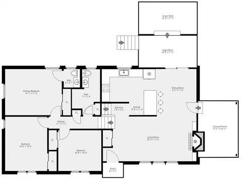 Floorplan - 77 Morton St, Canton, MA 02021 photo 1 of 2