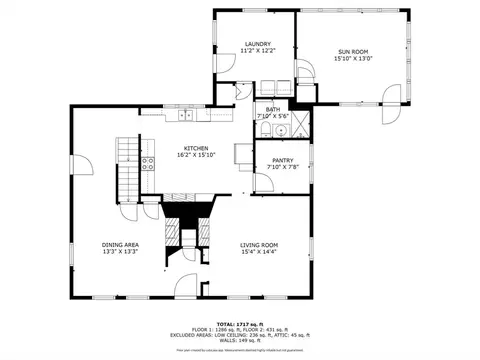 Floorplan - 261 Gardner St, Hingham, MA 02043 photo 1 of 5