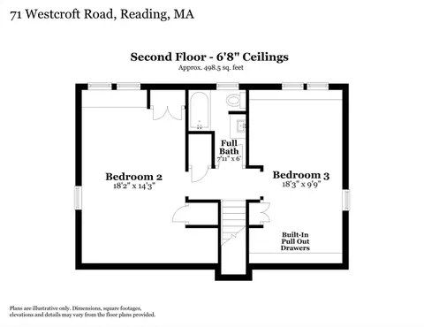 Floorplan - 71 Wescroft Rd, Reading, MA 01867 photo 2 of 3