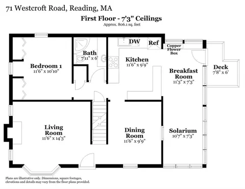 Floorplan - 71 Wescroft Rd, Reading, MA 01867 photo 3 of 3