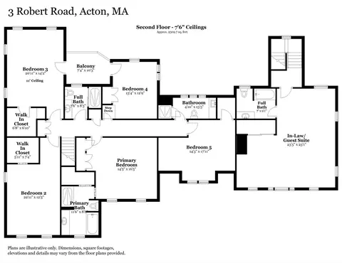 Floorplan - 3 Robert Rd, Acton, MA 01720 photo 2 of 3