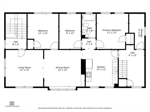 Floorplan - 92 Greenwood St, Worcester, MA 01607 photo 1 of 2