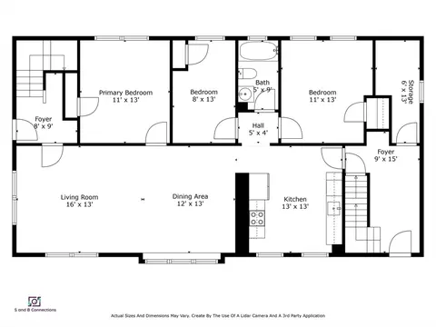 Floorplan - 92 Greenwood St, Worcester, MA 01607 photo 2 of 2